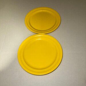 Restaurant Ware Dinner Plates Yellow, Set of 2